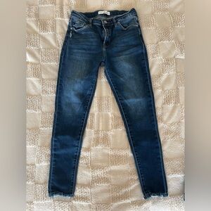 KanCan jeans, distressed on the bottom, size 11